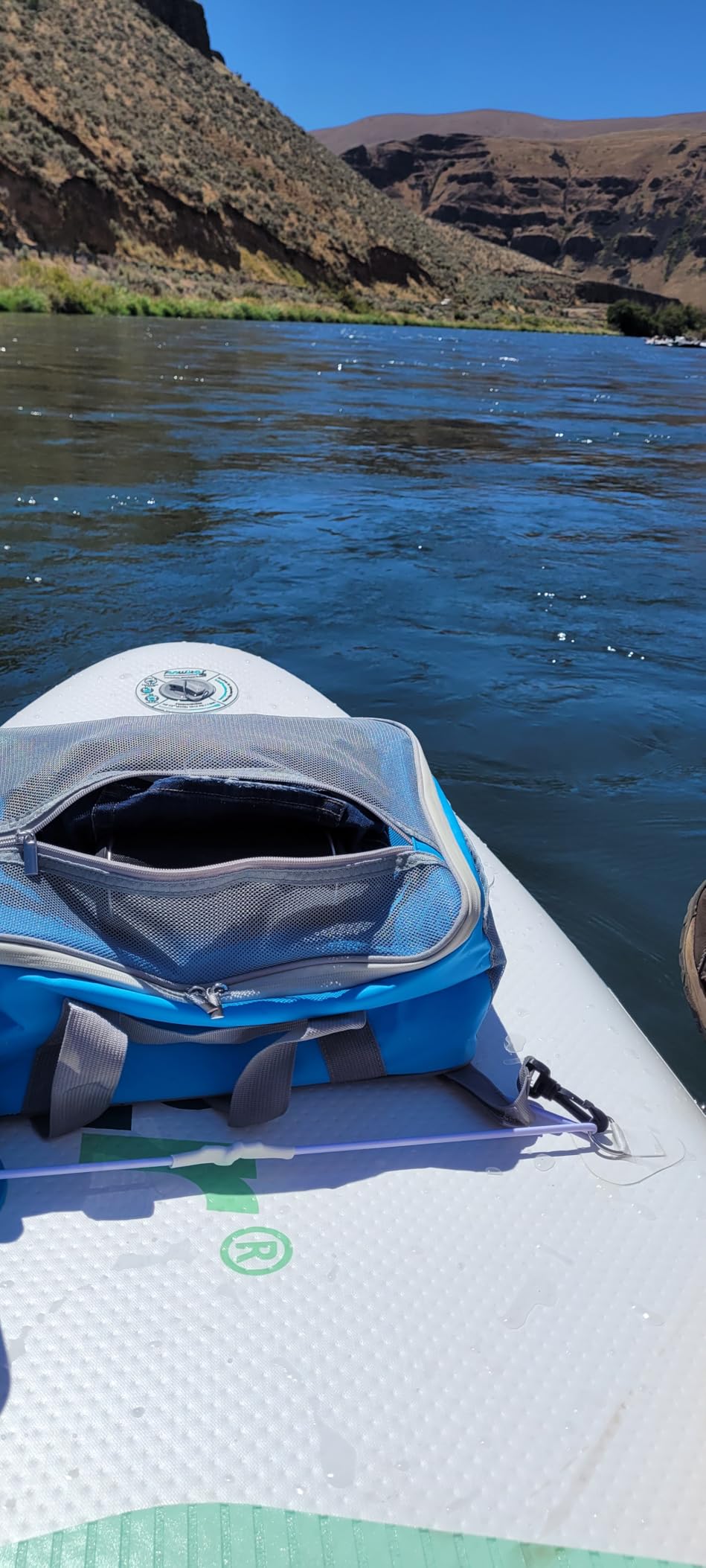 Paddle Board Cooler Bag, Waterproof Portable Deck Bag with Top Mesh Pocket customer photo 2