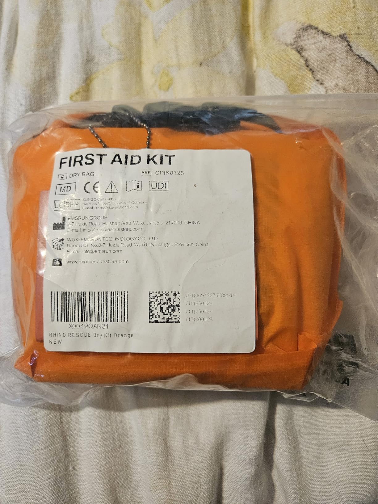 RHINO RESCUE Waterproof Boat First Aid Kit, Lightweight Boat Accessories Dry Bag, Emergency Marine Survival Supplies for Outdoor Kayak, Fishing, Floating, Swimming, Beach & Camping (Yellow) customer photo 2