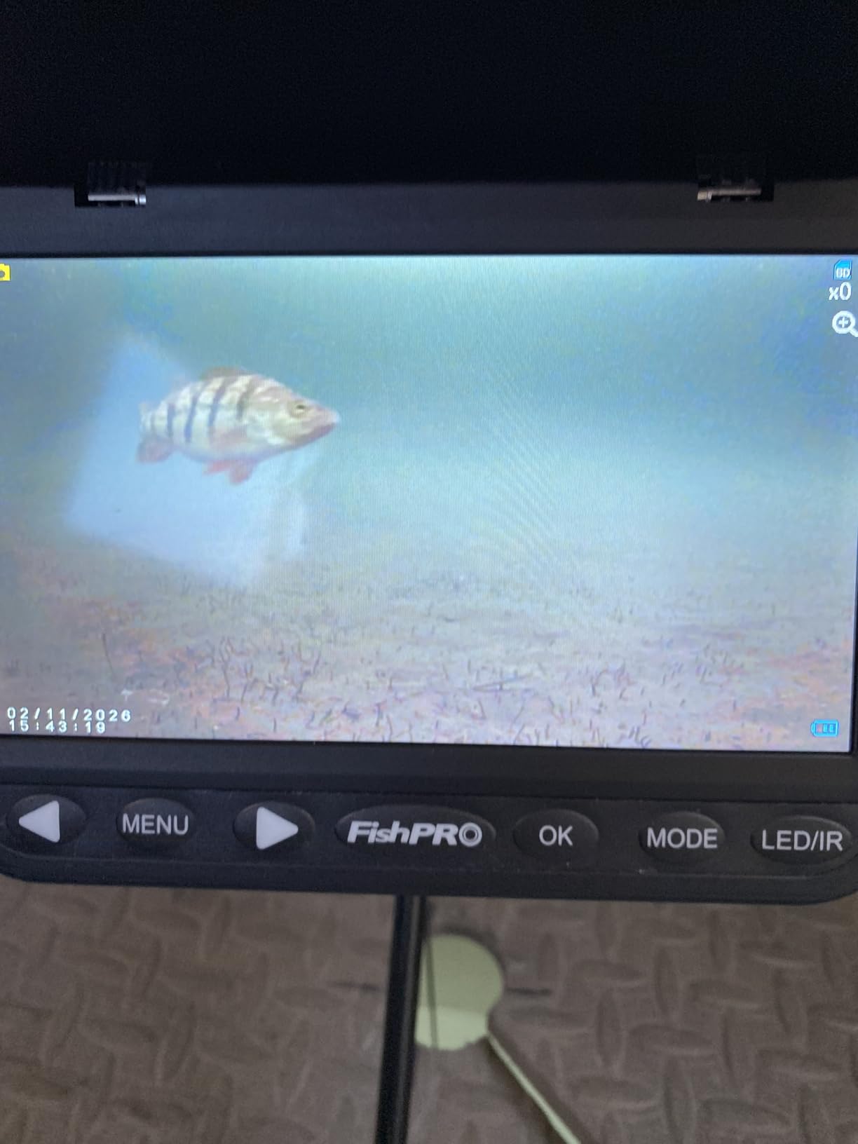 [FishPRO 2026 Upgrade] NO.1 HD 1080P Underwater Fishing Camera 7 IPS- w/10,000mAh (Ease To Use) Ice Fishing Camera Underwater, Fish Finder Camera for Ice Lake Boat Fishing w/USB-C, LED+IR, 25m/82ft customer photo 2