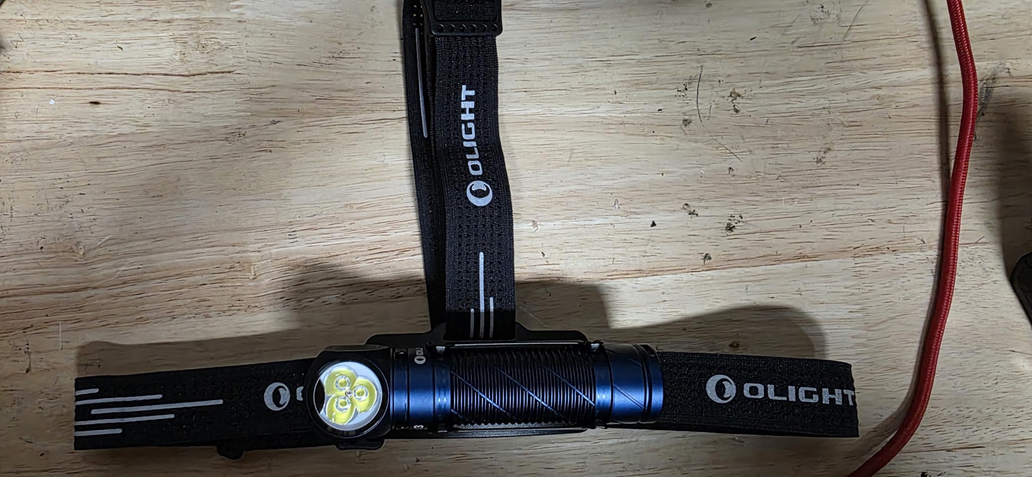OLIGHT Perun 3 Rechargeable Headlamp Flashlight, 3000 Lumens LED Headlight with Red Light, Waterproof Head Lamp with Headband for Outdoor Camping, Hiking, Working (Midnight Blue) customer photo 1