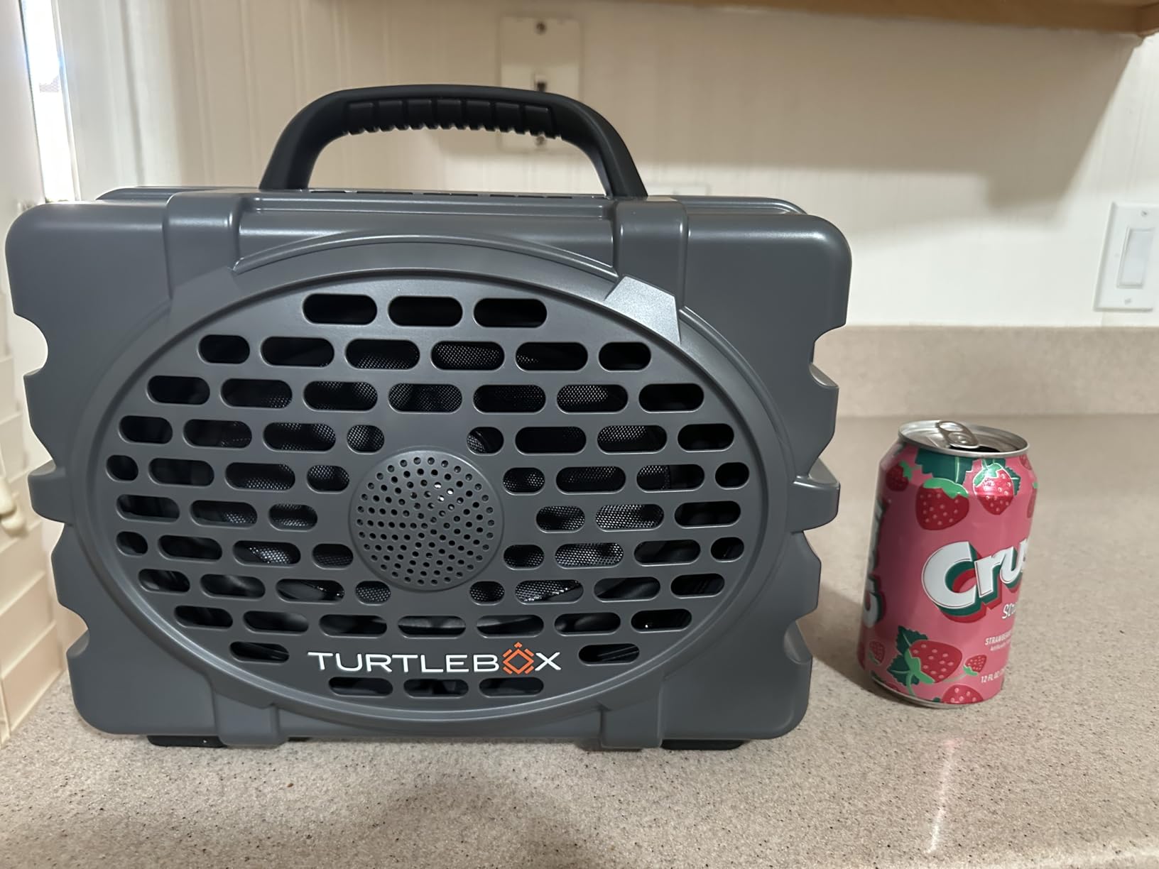 Turtlebox Original Gen 3: Portable Outdoor Bluetooth Speaker - Ultra-Loud (120dB), Waterproof (IP67), Rugged, Impact-Resistant, 3-Day Battery | Party Mode: Unlimited Pairing for Stereo Sound, Gray customer photo 1