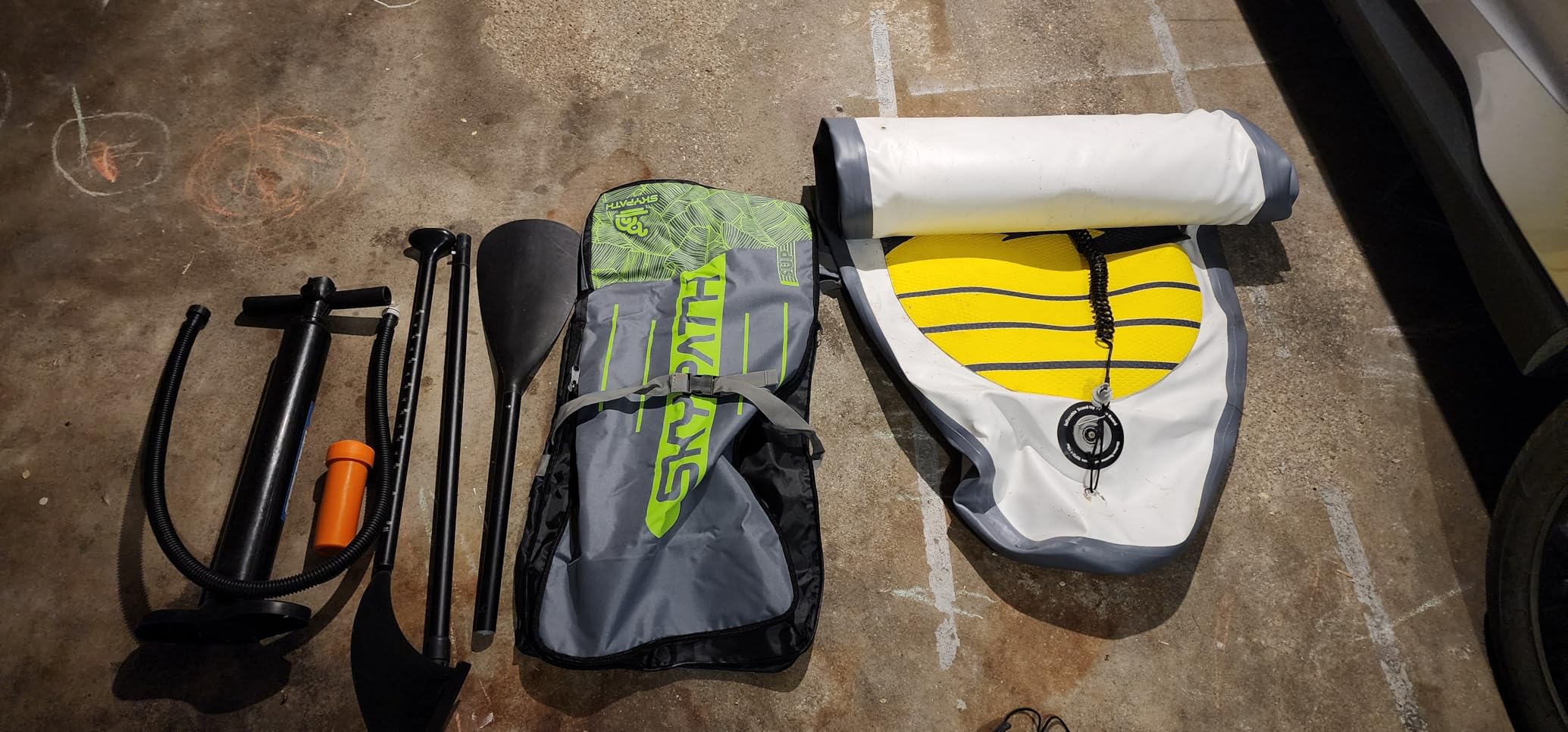 SkyPath Paddle board Backpack Bag, iSUP Bag, Travel Carrying Backpack for Paddle boards, Accessories, 130 Large Capacity for Move customer photo 1