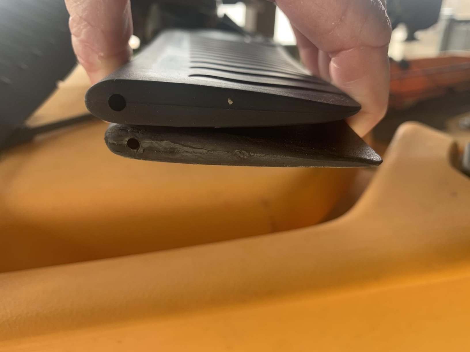 Turbo Fin Replacement Kit Compatible with Mirage Drive - Solid Fully Rubber-Encased Fins, Upgrade for Turbo Fin Systems, Includes All Installation Parts, Mast Not Included customer photo 1