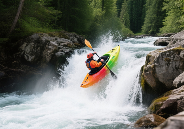 Best creek boat kayaks for running waterfalls and technical rapids
