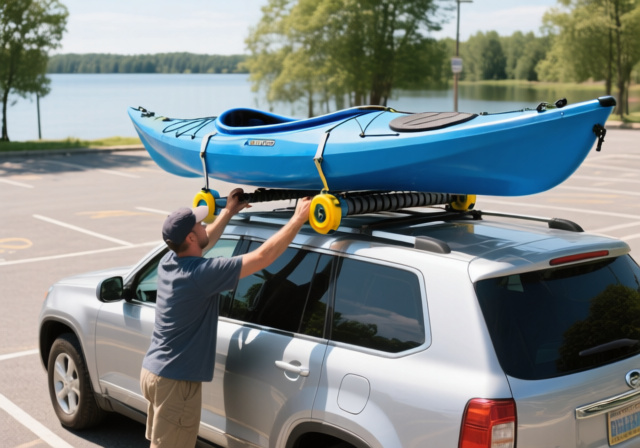 Best kayak roller loader assist bars for solo car topping