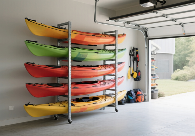 Best multi-kayak storage racks for two to four boats