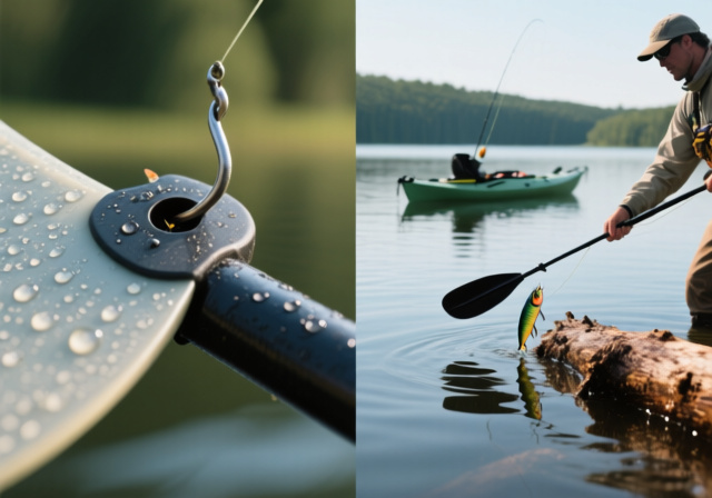 Best kayak fishing paddles with hook retrieval notches