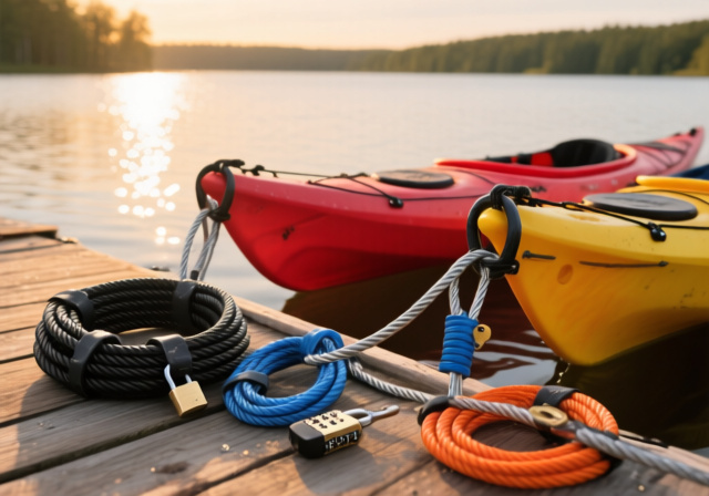 Best kayak locks and cable security systems for outdoor storage
