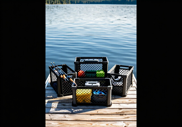 Best kayak fishing crates with rod holders