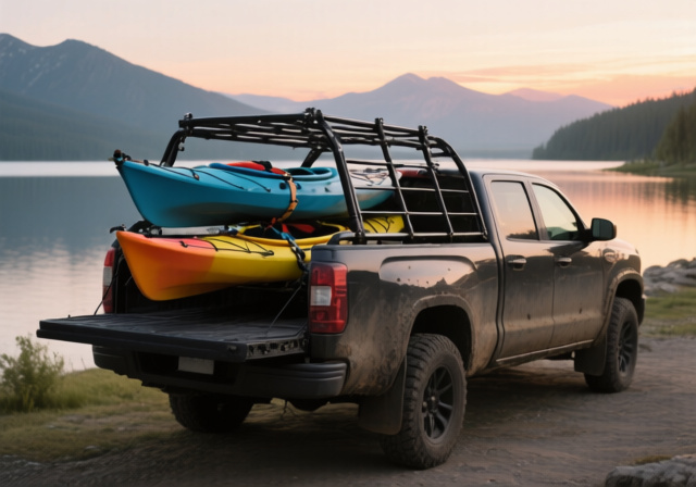 Best truck bed kayak rack systems for secure pickup transport