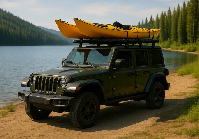 Best kayak rack systems for Jeep Wranglers
