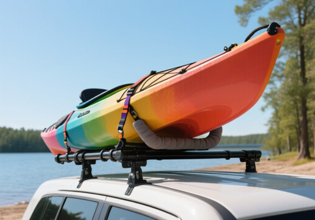 Best kayak J-bar cradle racks for roof-mounted side loading
