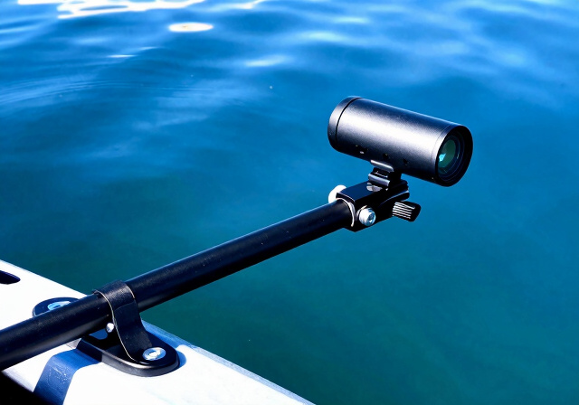 Best LiveScope transducer arms for kayak fishing