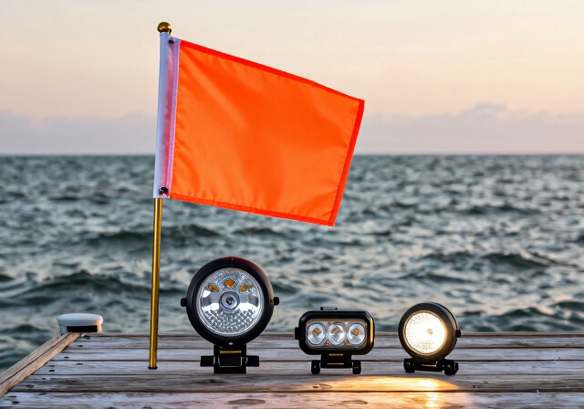 Best kayak fishing visibility flags and safety lights