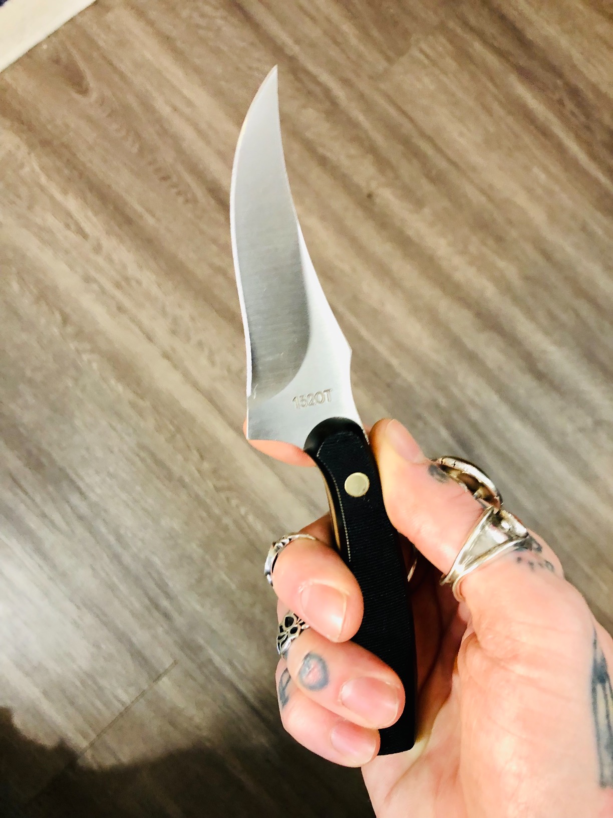 Old Timer 152OT Sharpfinger 7.1in Full Tang Fixed Blade Knife with 3.3in Clip Point Skinner Blade customer photo 2