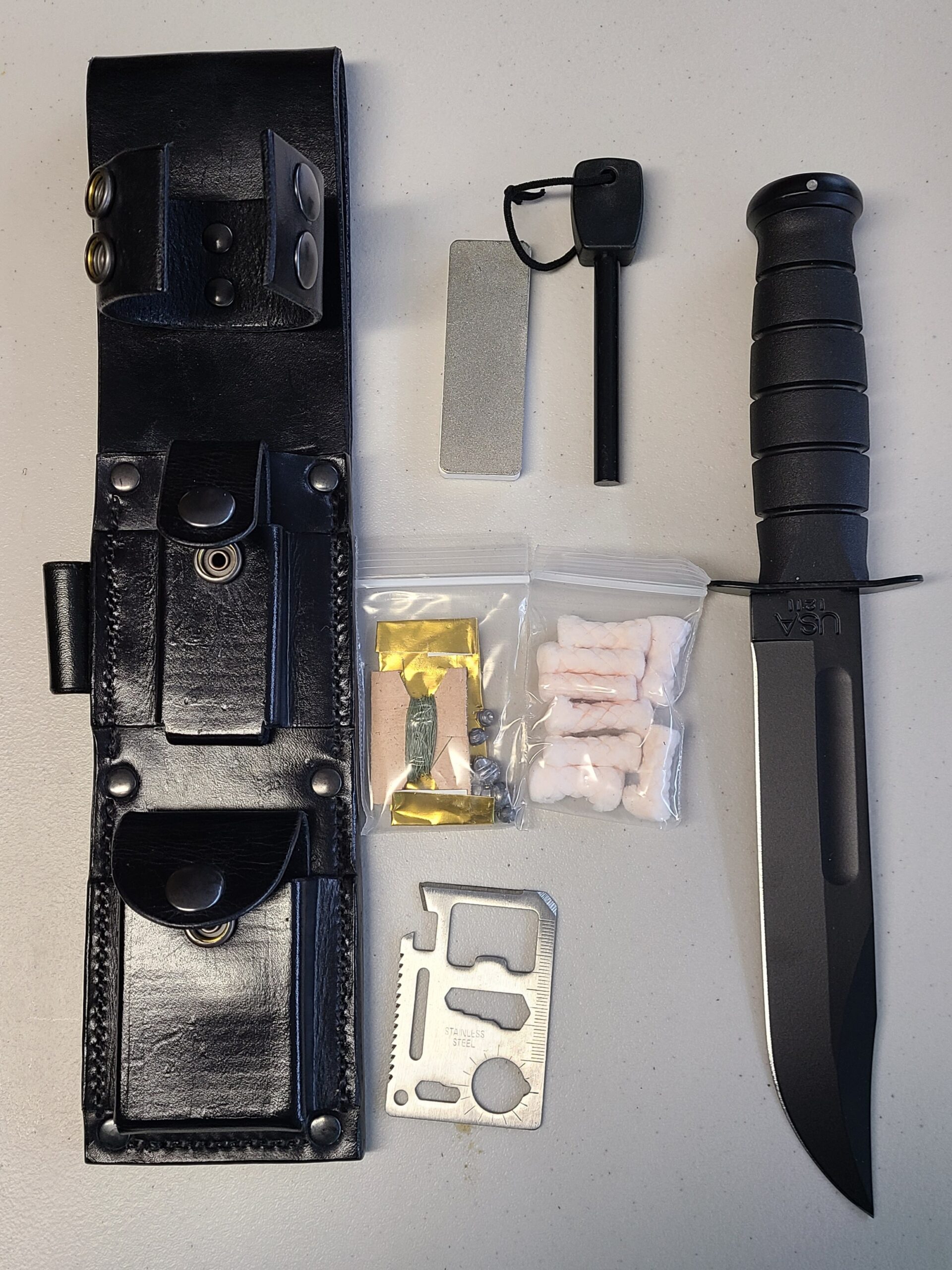 KA-BAR #1213 Black Straight Edge Knife with Hard Sheath customer photo 1