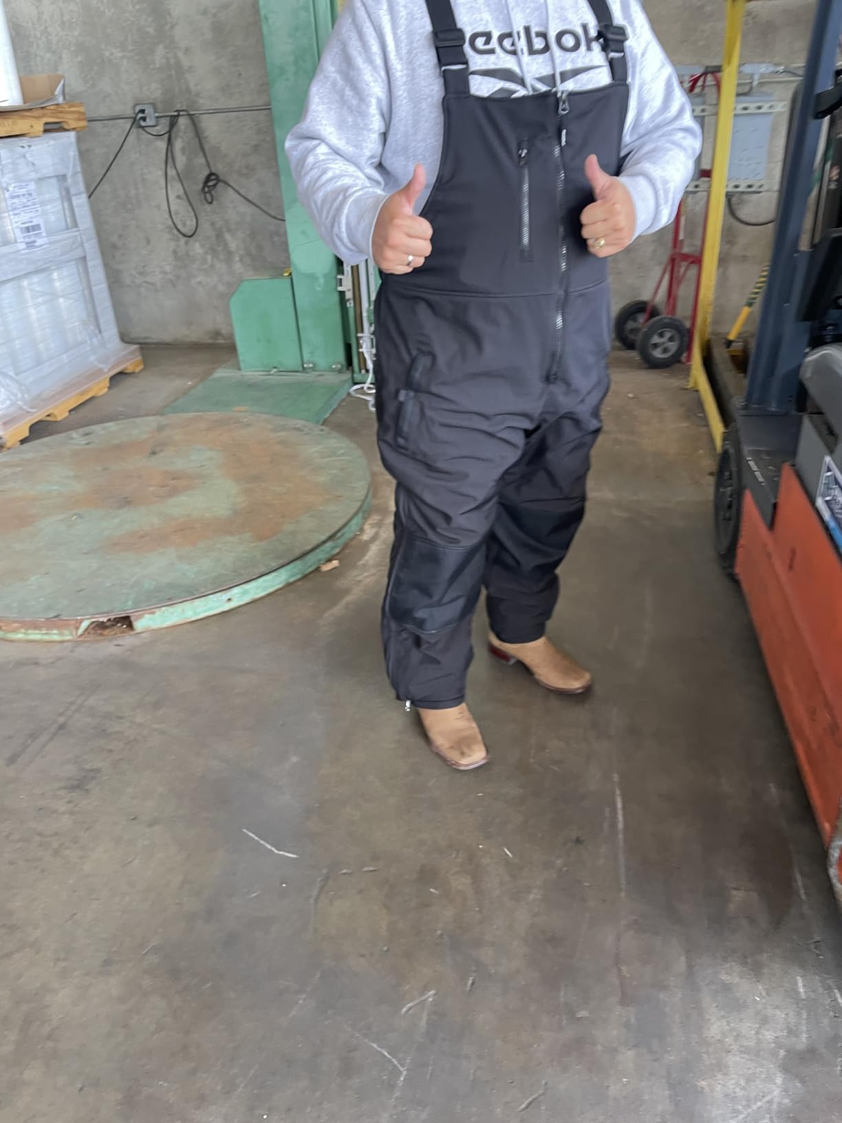 RefrigiWear Insulated Bib Overalls - Rated -20°F - Wind-Resistant Snow Pants customer photo 1