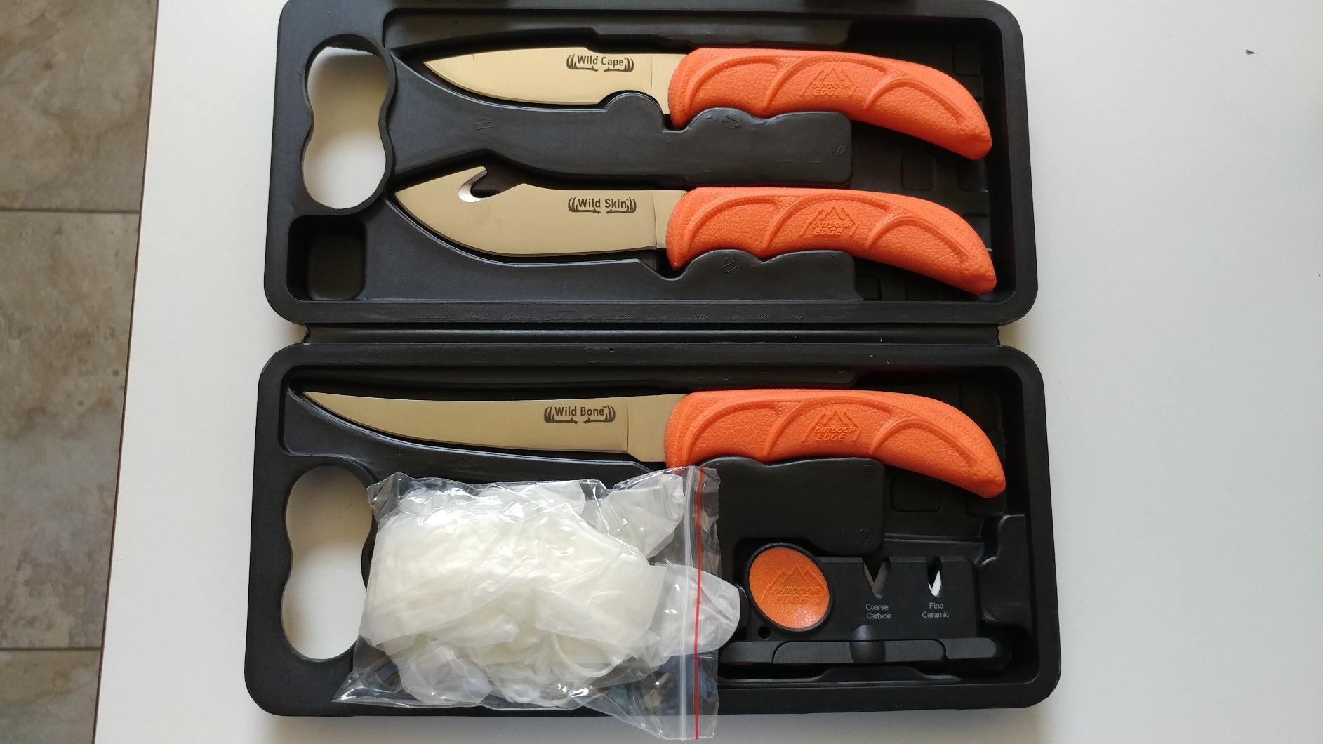 OUTDOOR EDGE WildLite - 6-Piece Field to Freezer Hunting & Game Processing Knife Set with Gut Hook Blade customer photo 2