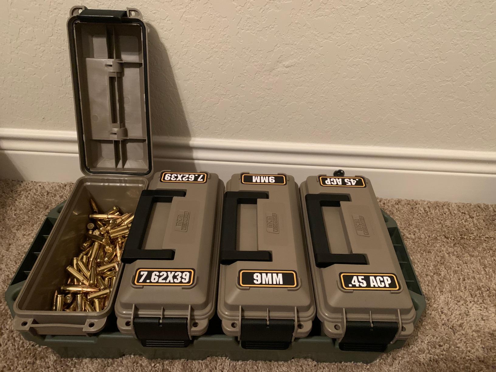 MTM AC4C 4-Can Ammo Crate, 30 Caliber, Stackable, Easy Carry and Transport, USA Made customer photo 1