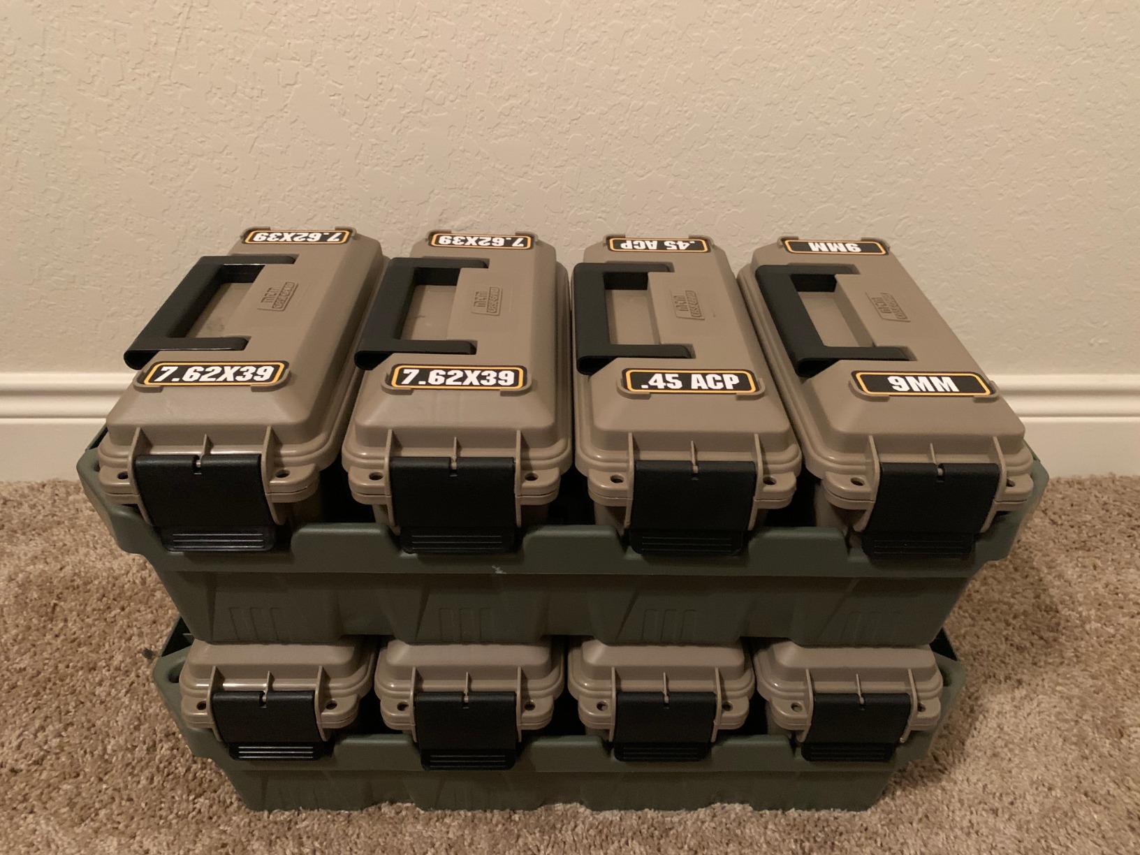 MTM AC4C 4-Can Ammo Crate, 30 Caliber, Stackable, Easy Carry and Transport, USA Made customer photo 2