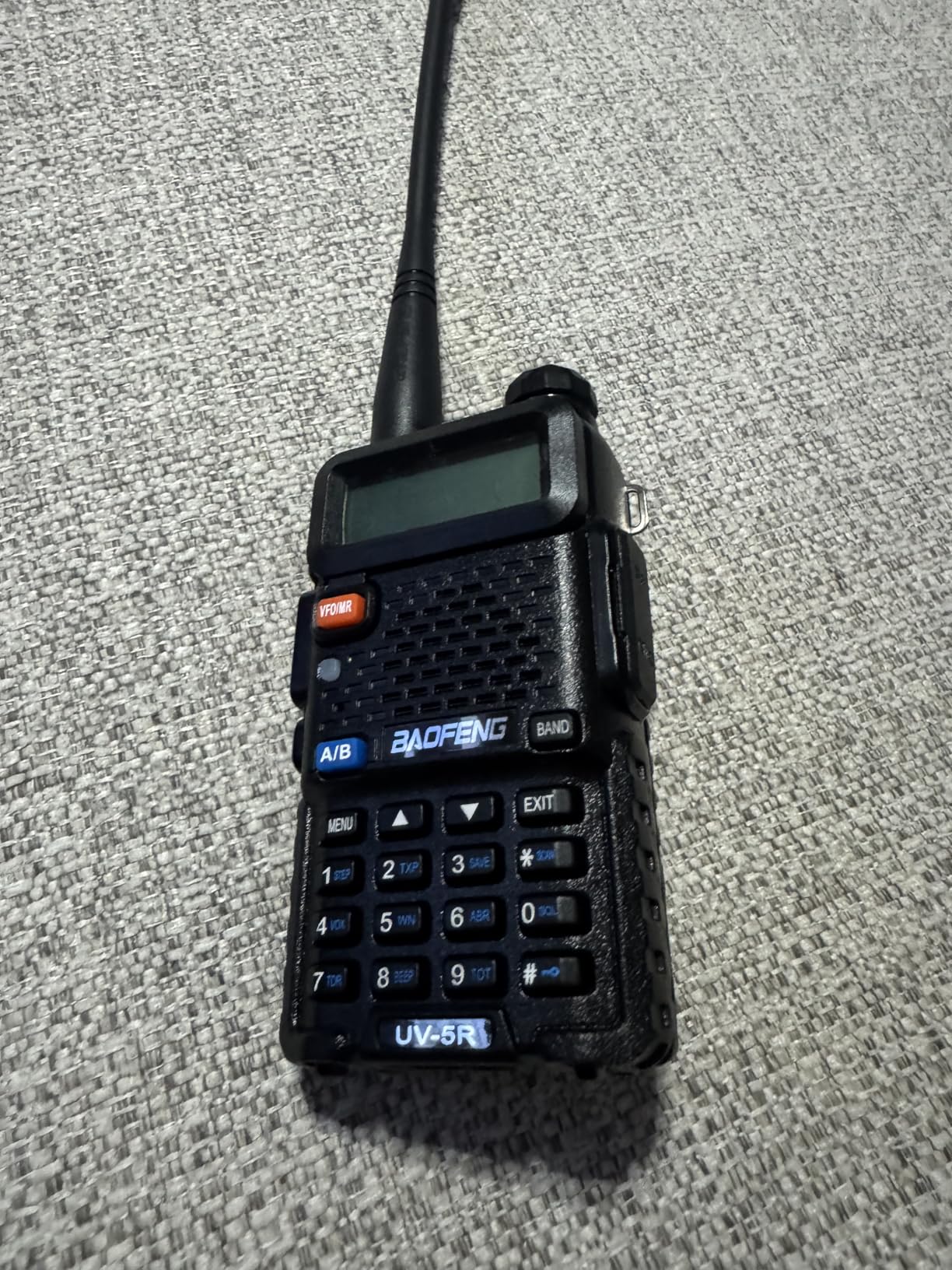 Baofeng UV-5R Two Way Radio Dual Band 144-148/420-450Mhz Walkie Talkie 1800mAh Li-ion Battery (Black) customer photo 2
