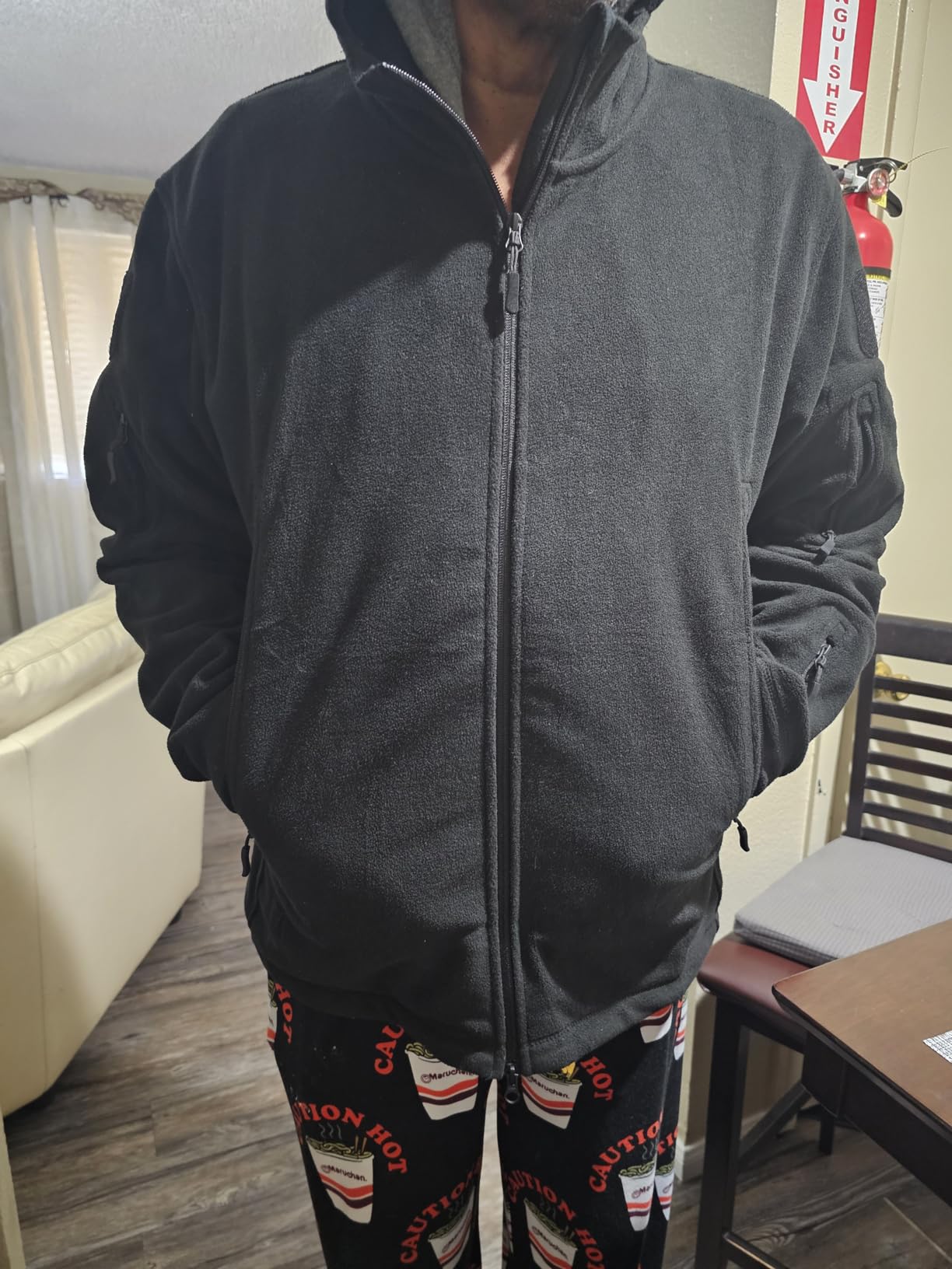 Men's Military Tactical Sport Warm Fleece Hooded Outdoor Adventure Jacket Coats customer photo 2