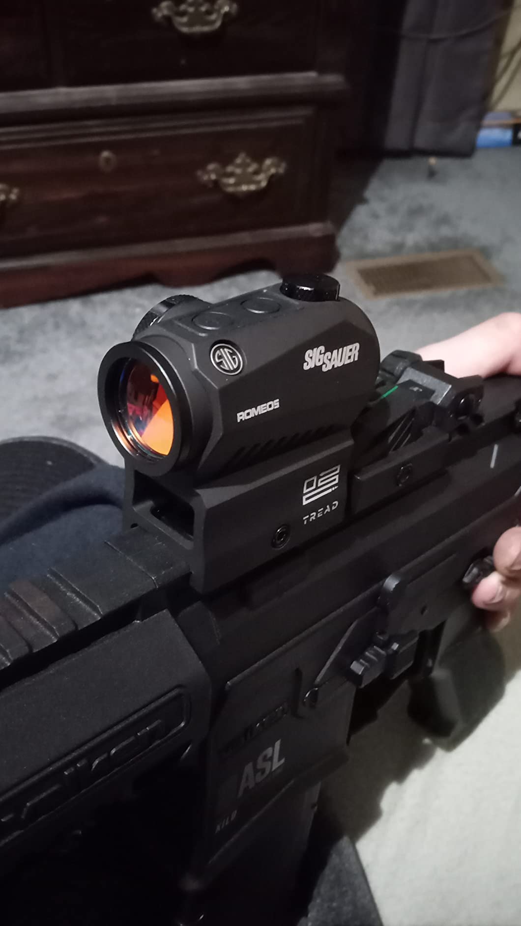 SIG SAUER Romeo5 1x20mm Tread Closed Red Dot Sight | High-Performance Durable Waterproof Fog-Proof Compact 2 MOA Red Dot Sight for SIG M400 Tread customer photo 1