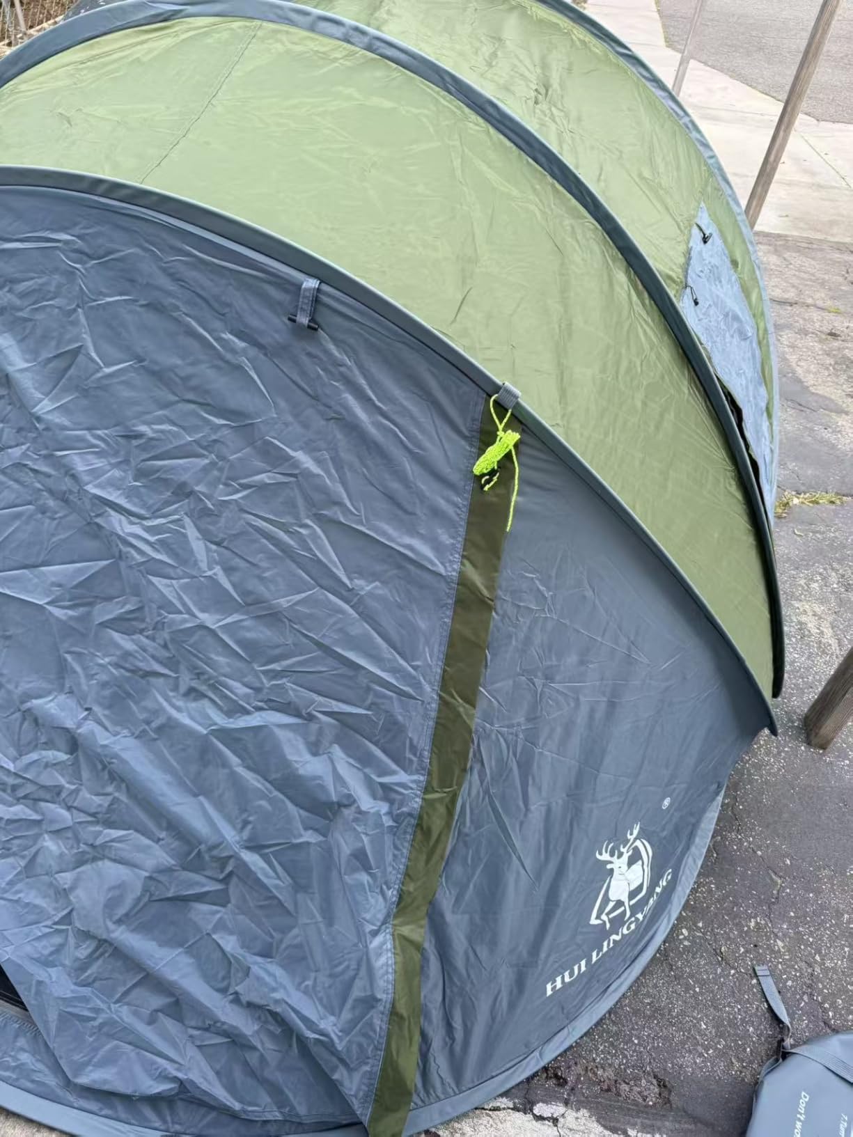 4 Person Easy Pop Up Tent, Waterproof, Automatic Setup, 2 Doors customer photo 1