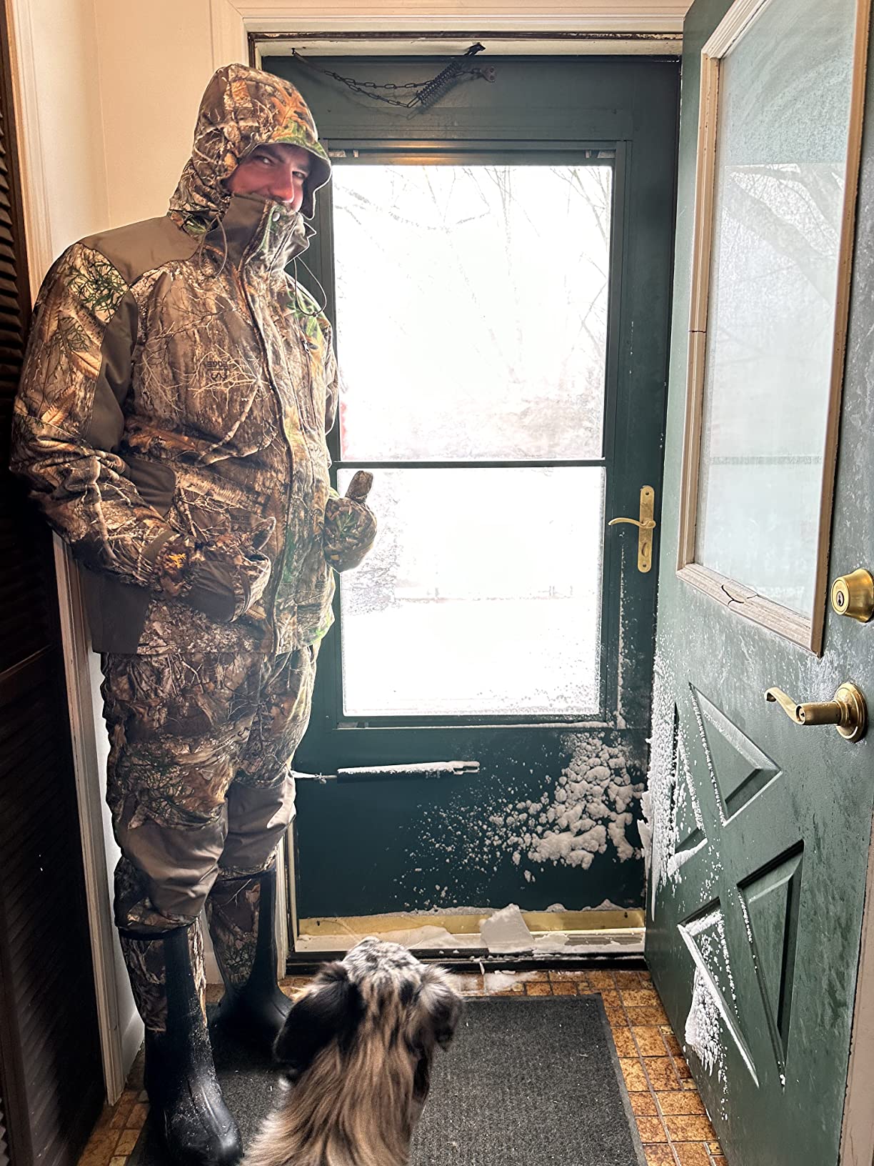 HOT SHOT Men's Elite Camo Hunting Bib - Waterproof Camouflage Overalls, Insulated Cold Weather customer photo 2