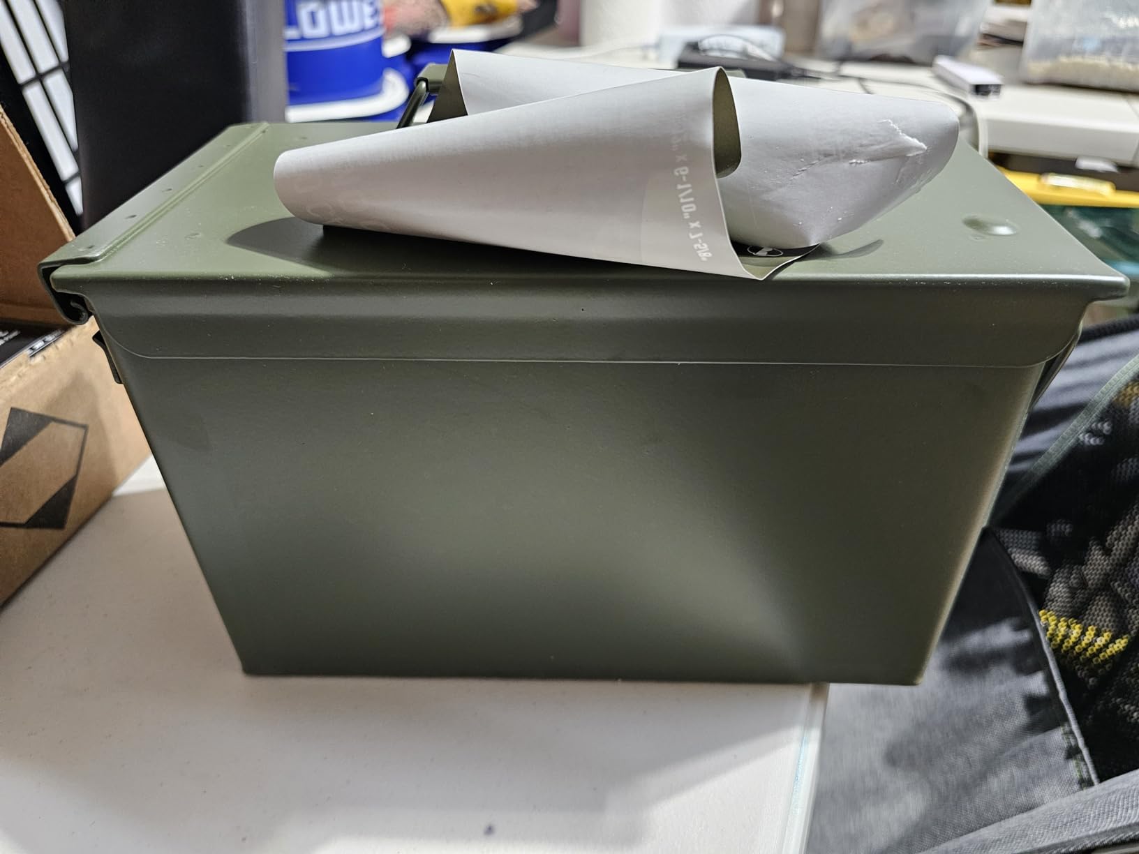 HOMESTEAD 50 Cal Metal Ammo Can - 6-Pack M2A1 Military Steel Ammo Storage Box, Airtight & Water-Resistant customer photo 1