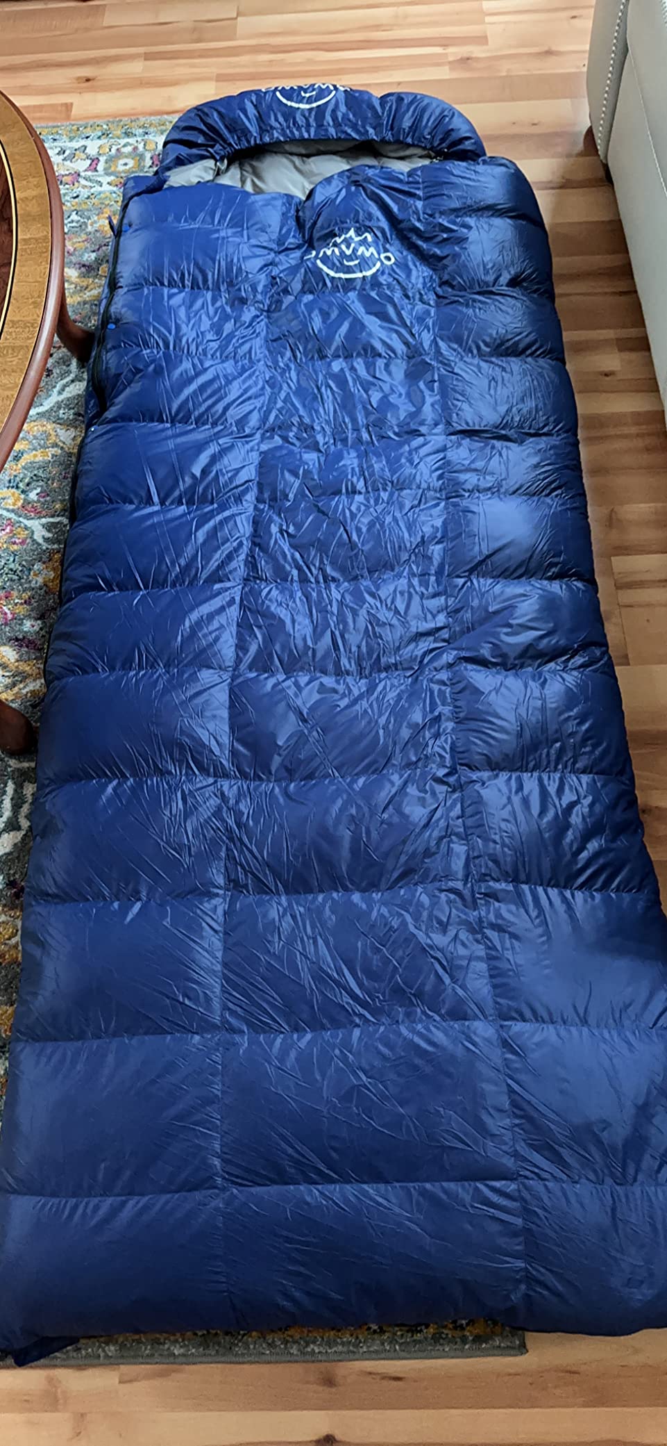 -10°F 0°F 10°F 15°F Down Sleeping Bag for Adults, 800/650 Fill Power, Ultralight Wearable 4 Season Cold Weather Rectangle Sleeping Bag for Camping Hiking, Can be Used as a Down Blanket or Cloak customer photo 2