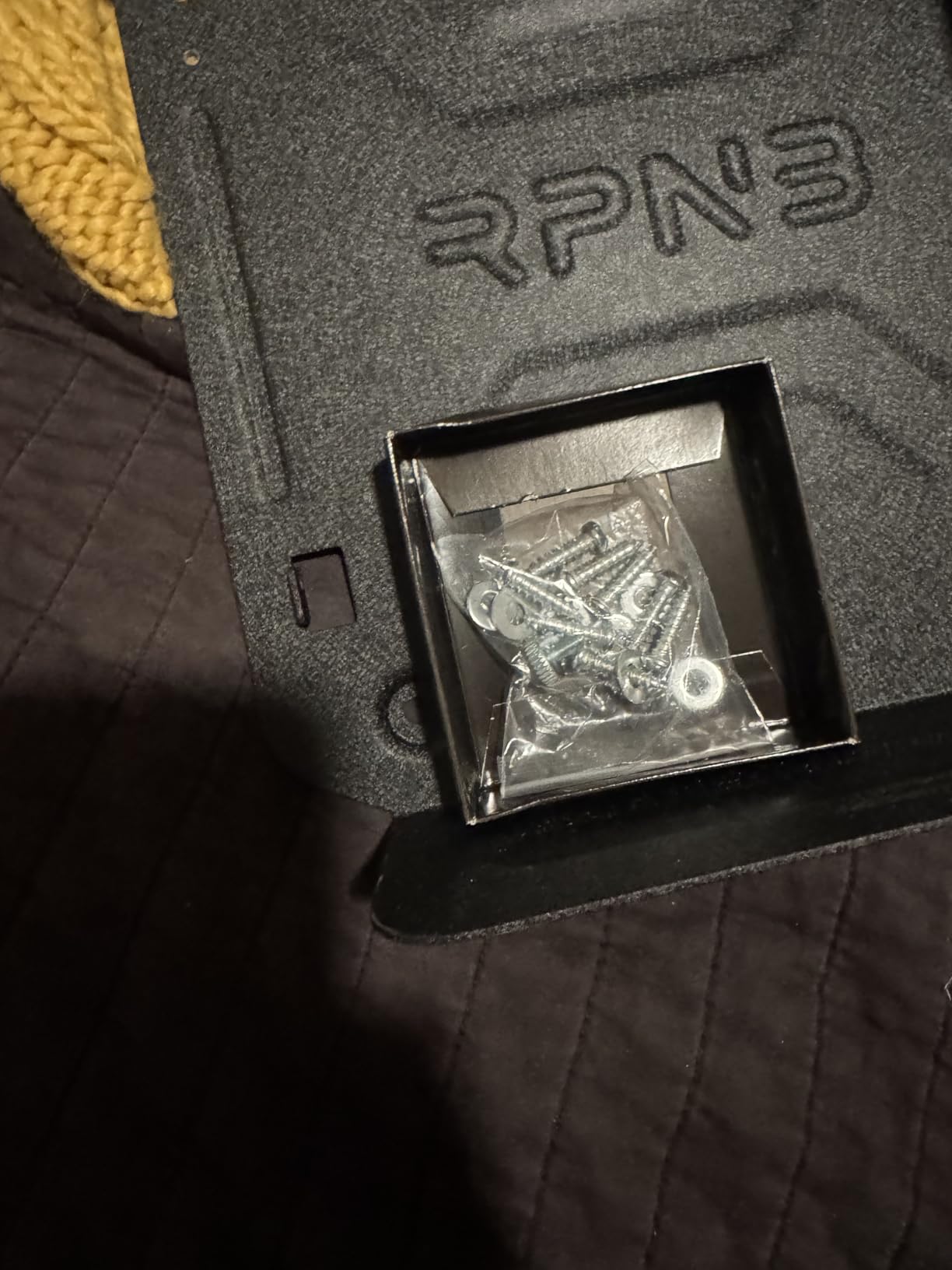 RPNB Gun Safe, Mounted Biometric Nightstand Handgun Safe with Quick Access Sliding Door, Carbon Knight Series customer photo 1