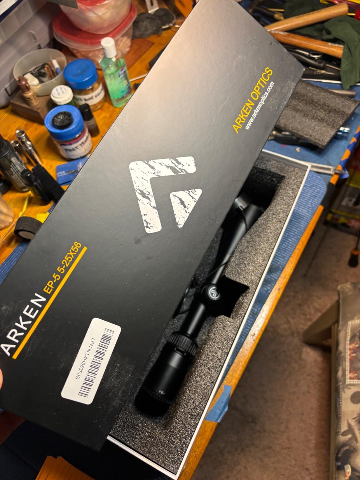 Arken Optics EP5 5-25x56 Rifle Scope, FFP First Focal Plane, VPR Illuminated Reticle, AZS Zero Stop, 34mm Tube customer photo 1