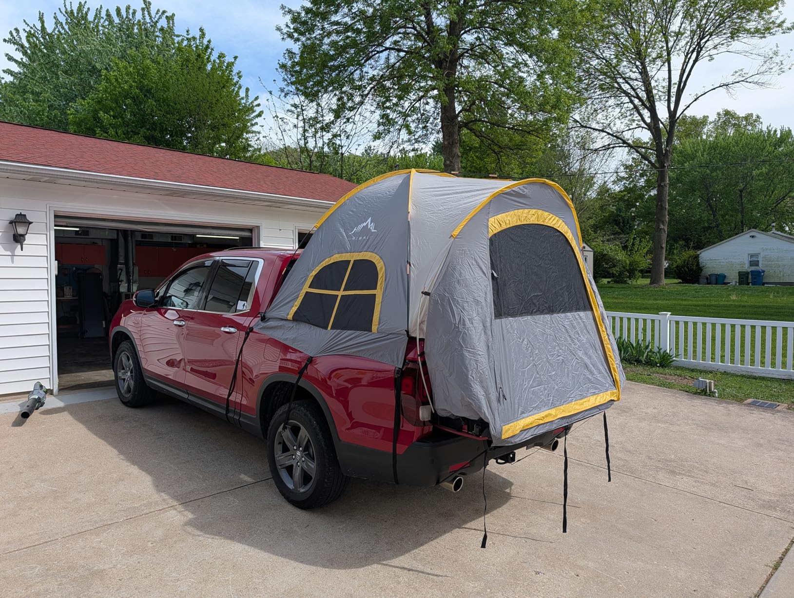 GoHimal Pickup Truck Tent, Waterproof PU2000mm Double Layer for FT Truck Bed, Portable Bed Tent for Camping customer photo 2