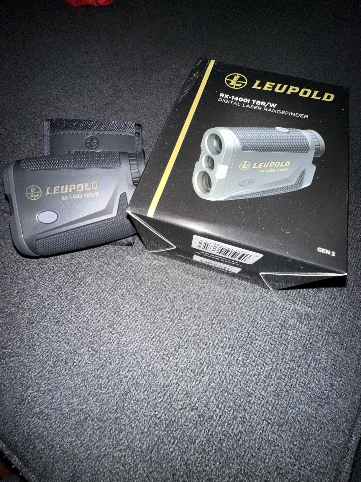 Leupold RX-1400I TBR/W Gen 2 Rangefinder with Flightpath - Black/Gray customer photo 1