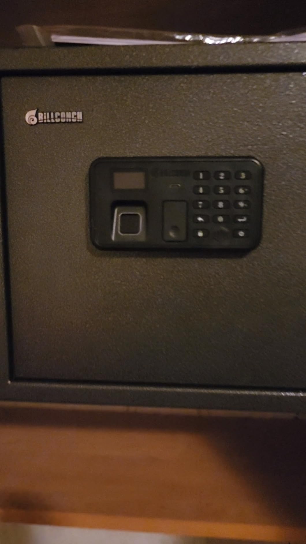 Billconch Smart Gun Safe for Multiple Pistols - Automatic Lock Safe Box with LCD Display/Voice Guide, Quick Access Unlock with Fingerprint/Keypad/Key/App, Biometric Handgun Safe for Money Valuables customer photo 1