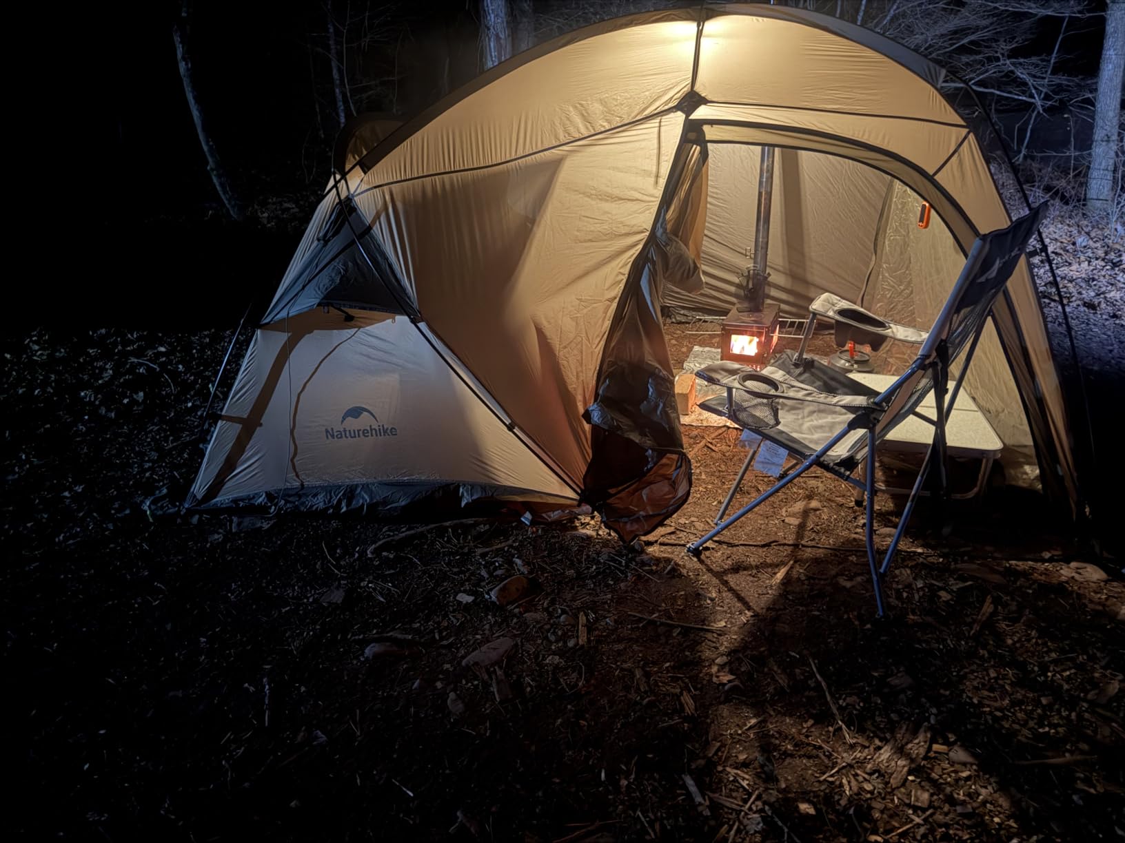 Naturehike Massif Hot Tent with Stove Jack, Waterproof Windproof 4 Season Tent, 2/4 Person Cold Weather Winter Tents for Camping customer photo 2