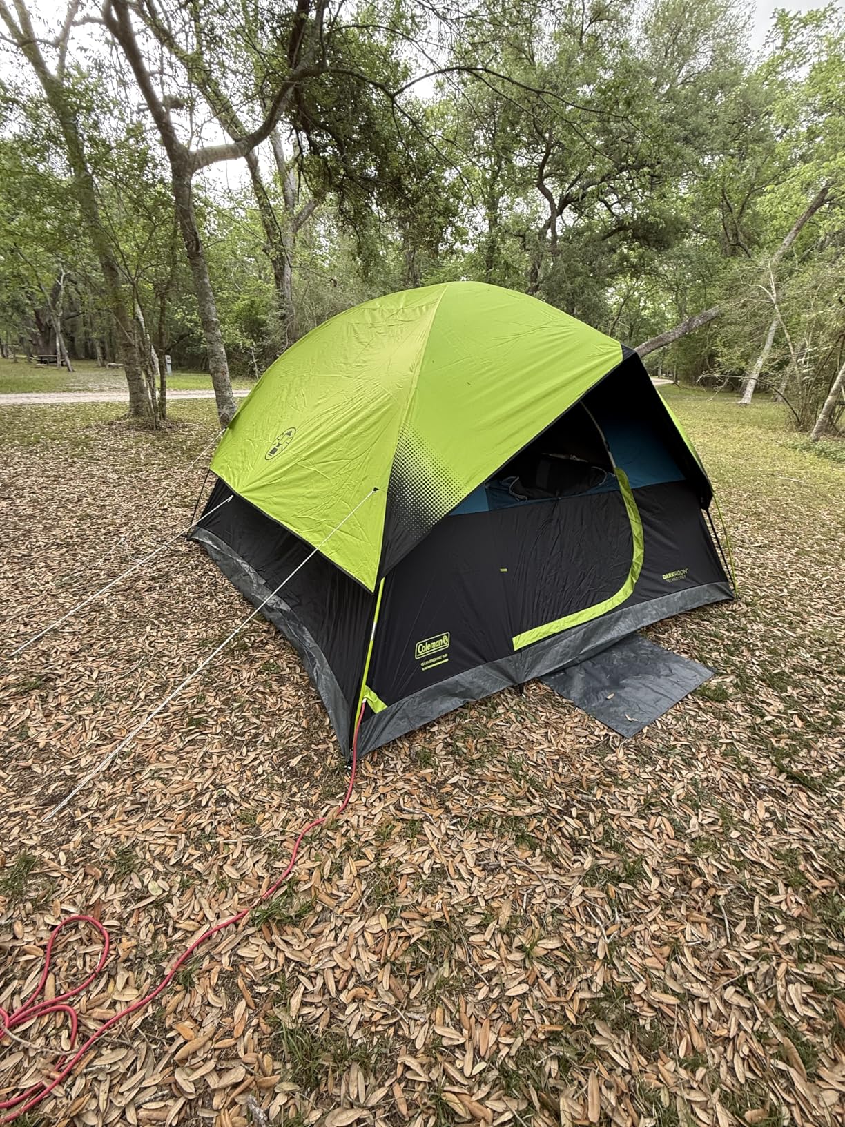 Coleman Sundome Dark Room 4/6 Person Tent, Blocks 90% of Sunlight to Keep Inside Cool, Weatherproof Tent with Rainfly Sets Up in Minutes customer photo 2