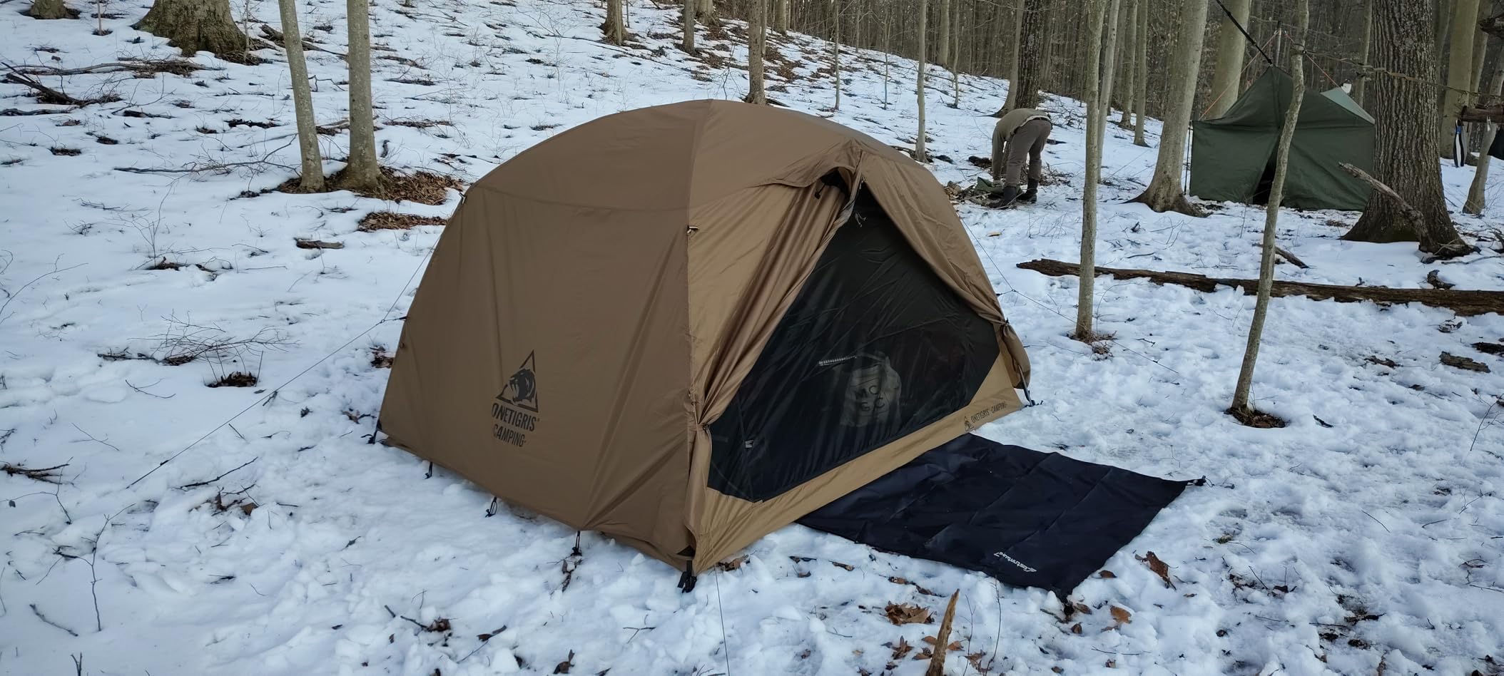 OneTigris JOVIAN 4 Person Camping Tent 3 Season Family Shelter Easy Setup Outdoor Backpacking with 2000mm Outer Rainfly, 5000mm Bottom & Waterproof Floor Mat customer photo 2