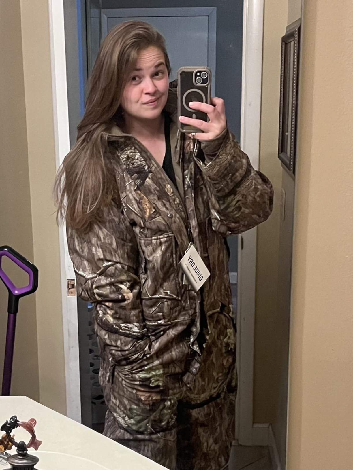 Guide Gear Men's Dry Waterproof Hunting Coveralls with Hood - Insulated Camo Hunt Overalls customer photo 2
