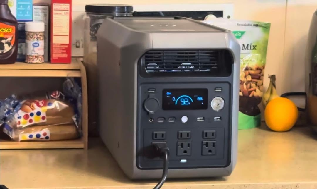 DABBSSON 2048Wh Portable Power Station, Safe Semi-Solid LiFePO4, 3300W Power Boost, 2200W AC Output 6, 41lb, Compact & Lightweight, 1.3X Runtime, 2000L Solar Generator for Camping/Home/RV customer photo 1