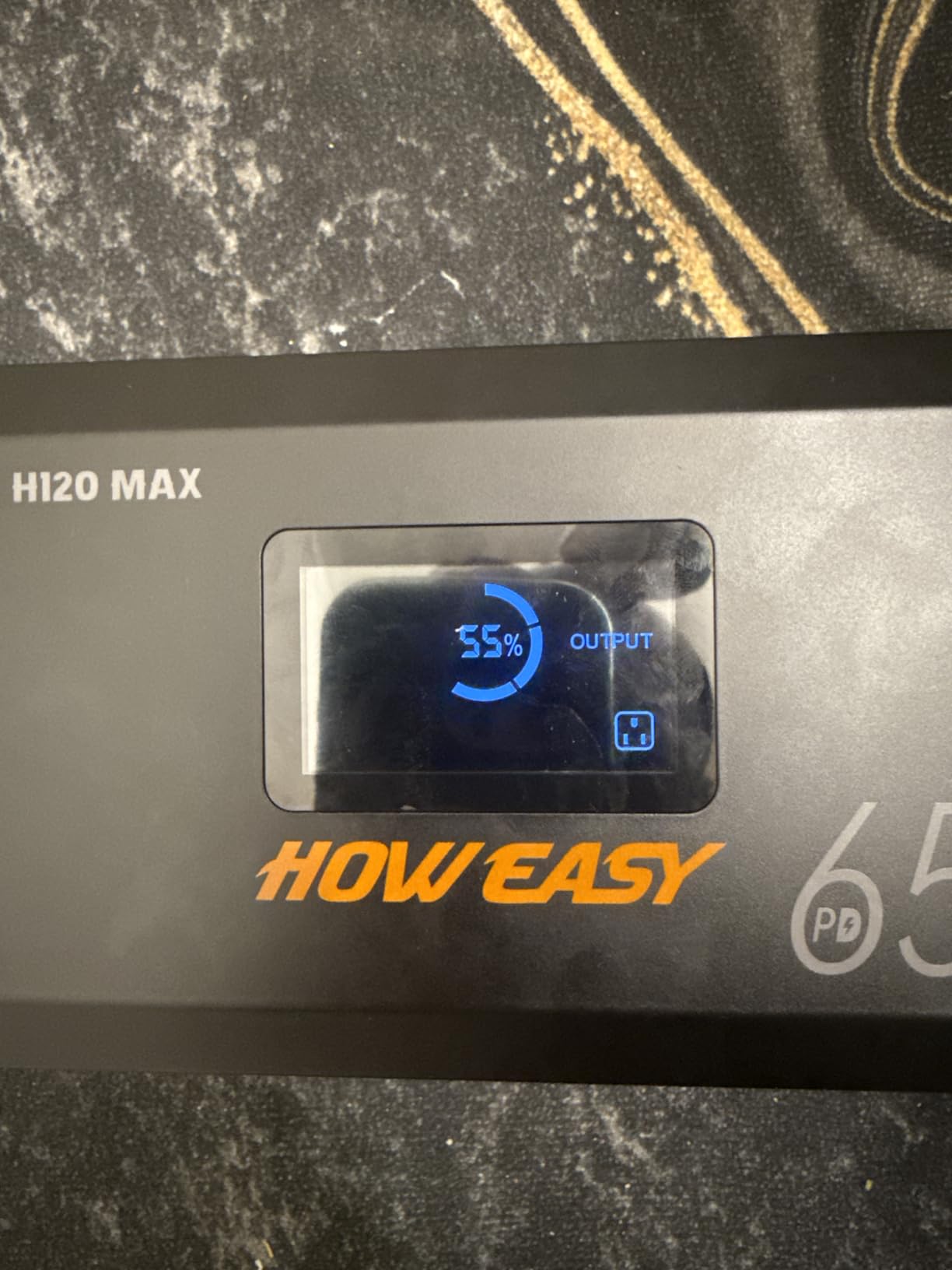 HOWEASY Portable Power Station, 135W(270W Peak) Solar Generator, Power Bank with AC Outlet and 65W PD Output, 98Wh Lithium Battery customer photo 1