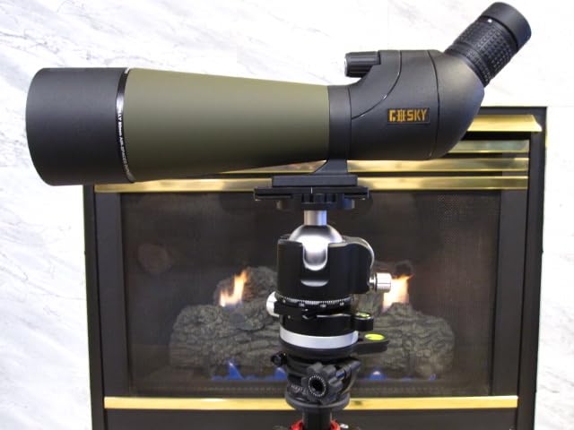 Gosky Flagship 25-75x80 Spotting Scope - Spotting Scopes with Tripod, Carrying Bag and Quick Phone Holder BAK4 Waterproof Spotter Scope for Bird Watching Target Shooting, Upgraded Version customer photo 2