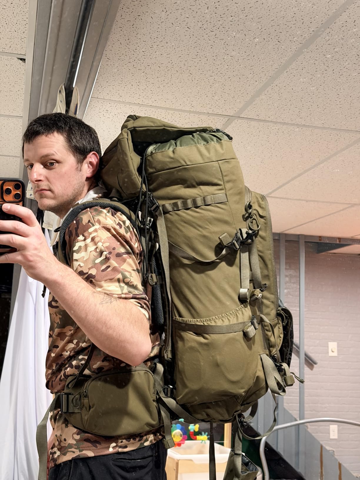 MOXULE Pro 3600 Camo Frame Backpack - Meat Hauler Pack with Rain Cover for Outdoor customer photo 2