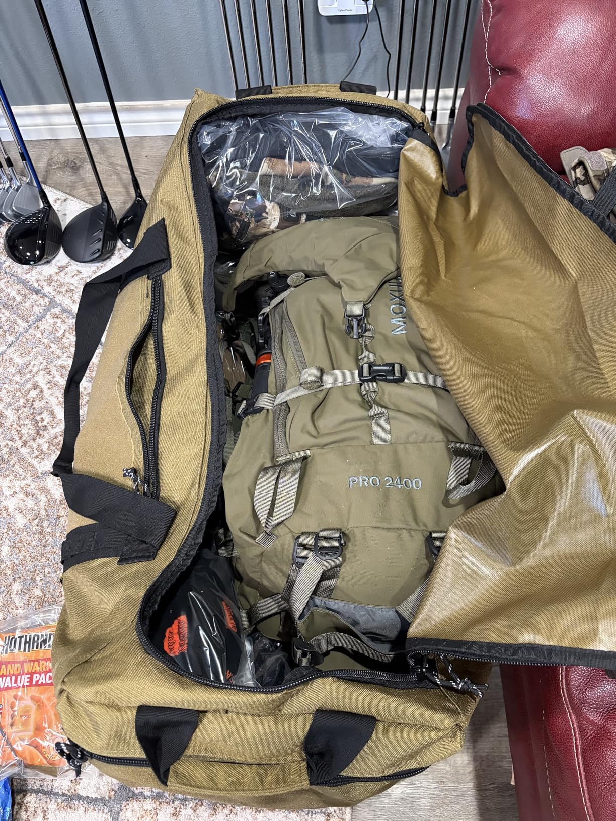 MOXULE Pro 2400 Frame Backpack - Meat Hauler Pack with Rain Cover customer photo 1