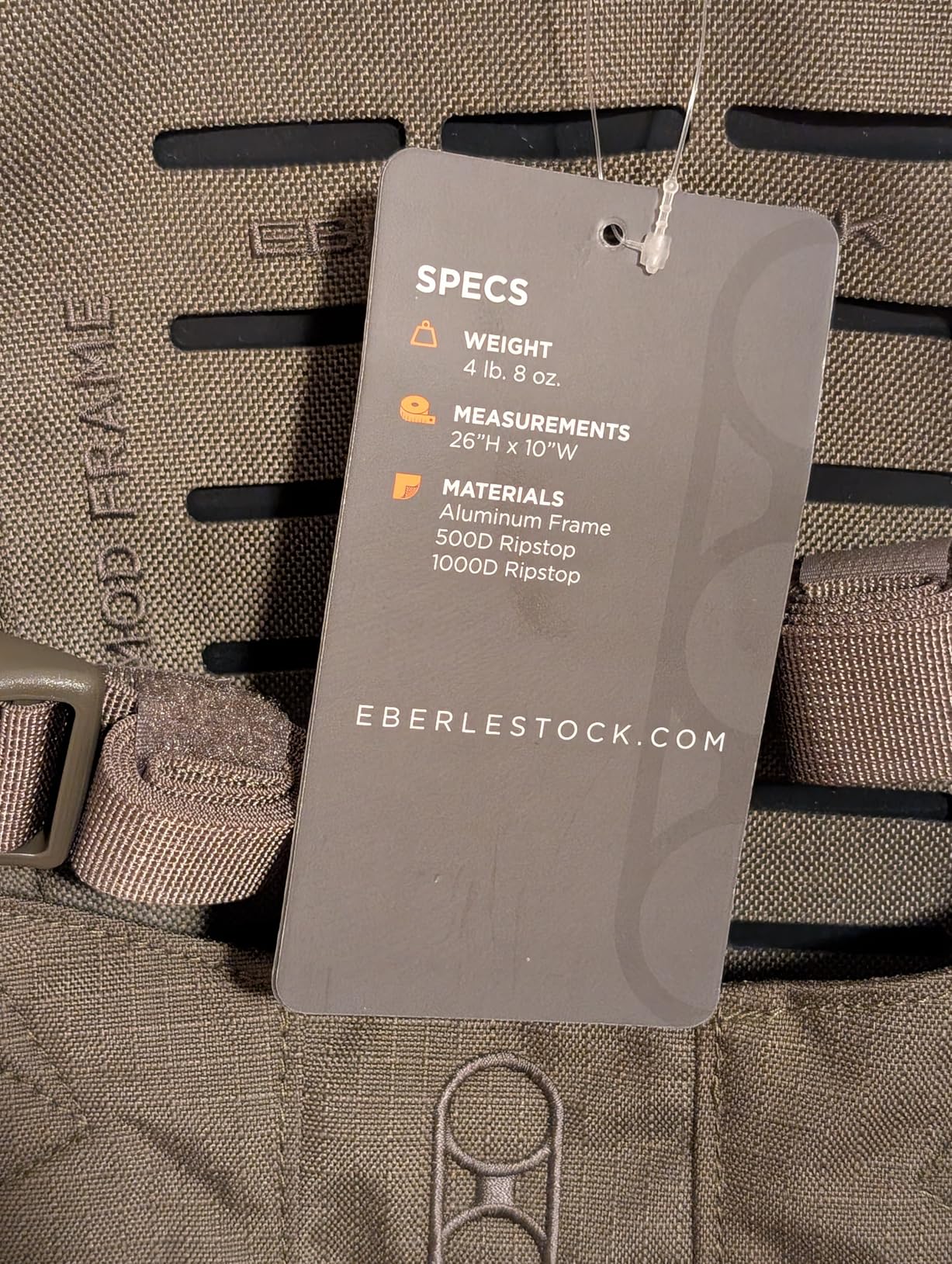 Eberlestock Modframe Hunting Pack Frame with Load Shelf customer photo 1