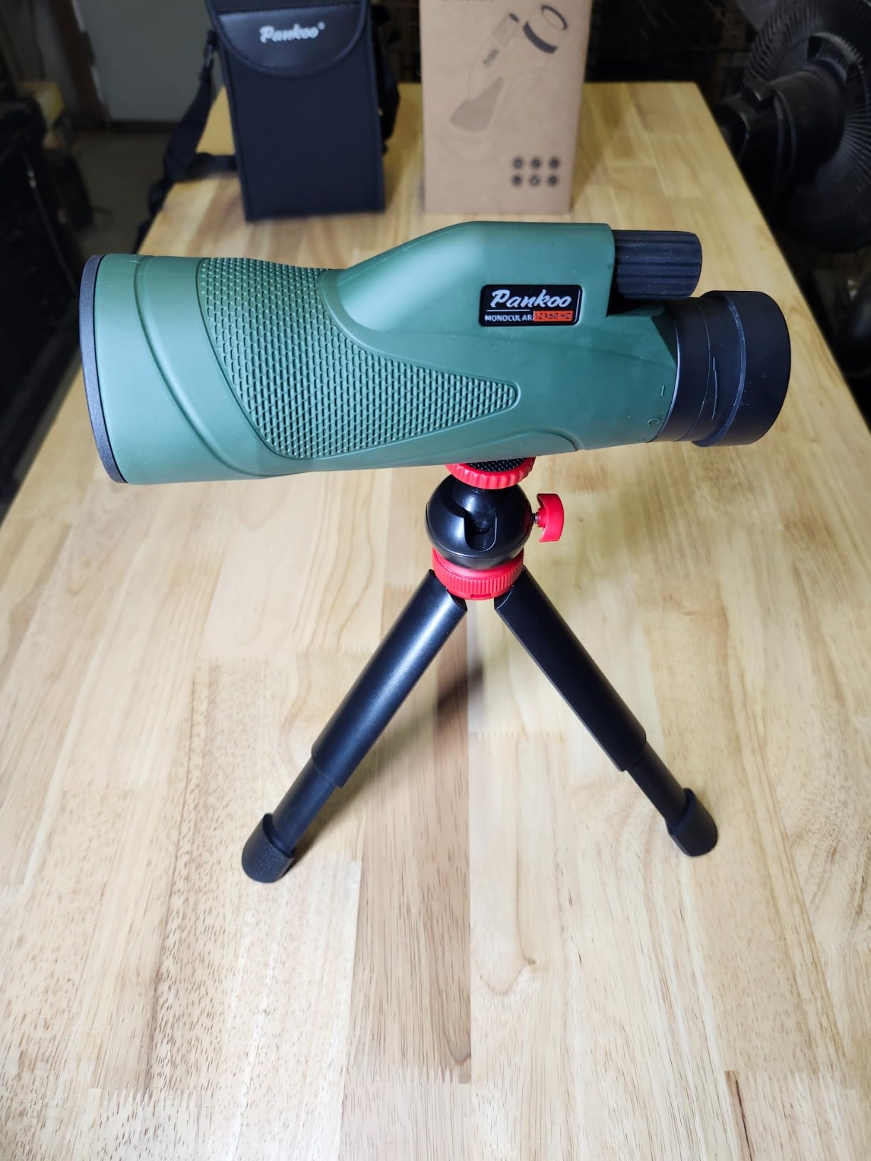 Pankoo 20x56 Binoculars for Adults High Powered - Large View Waterproof Binoculars with Clear Low Light Vision - Compact Binocular Essentials for Hunting Camping customer photo 2