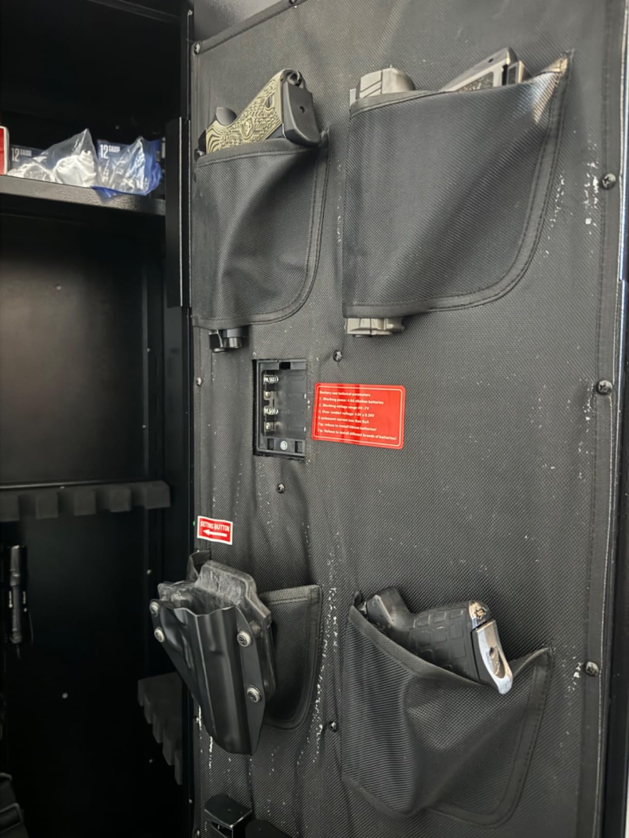 KAER Large Biometric Gun Safe for Rifles and Pistols - Storage 20-25 Firearms (with/Without Scopes), Gun Cabinet with Adjustable Storage/Pistol Pouches customer photo 2