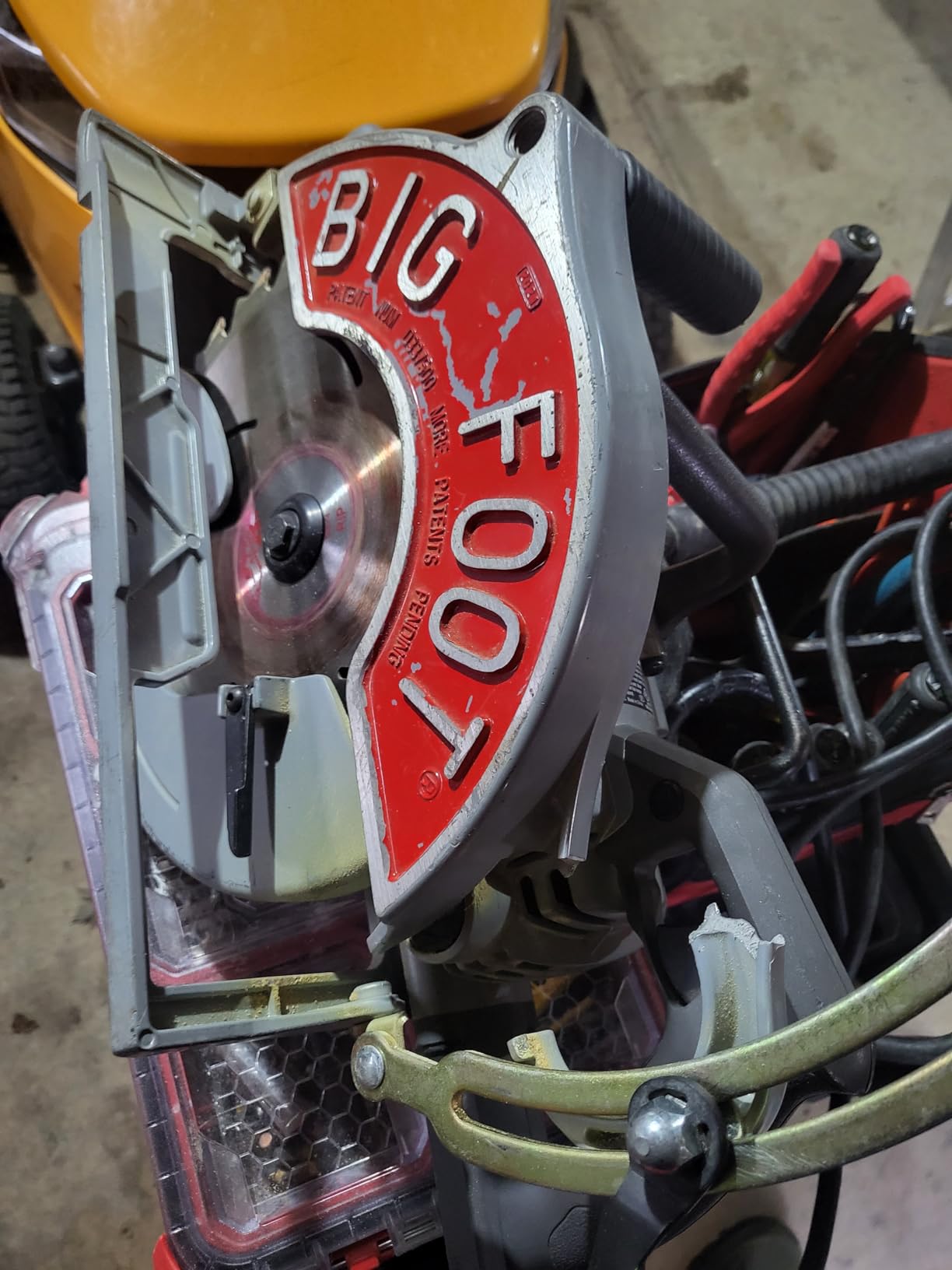 Big Foot Tools 10-1/4 Circular Saw Magnesium Worm Drive Saw Beam Saw with Skil Motor customer photo 2