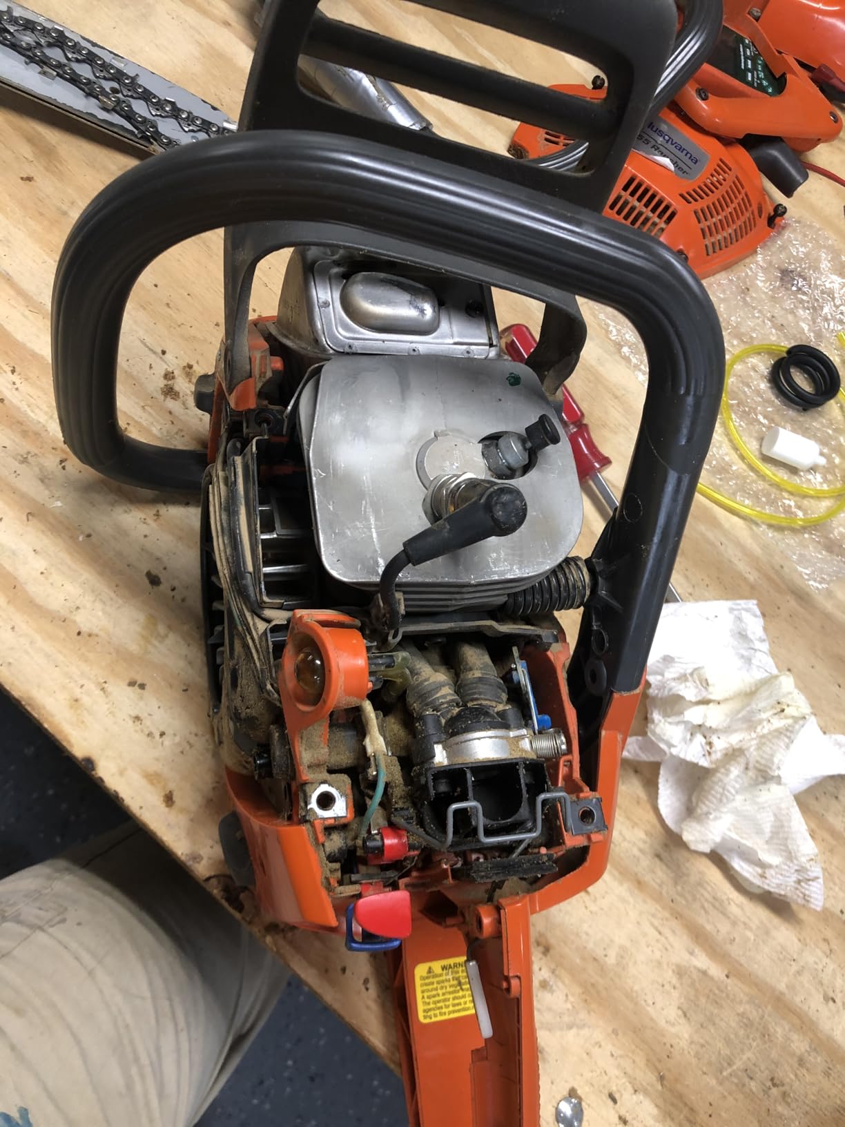 Husqvarna 965030298 455 Rancher 20-Inch 55-1/2cc 2-Stroke Gas-Powered Chain Saw customer photo 1